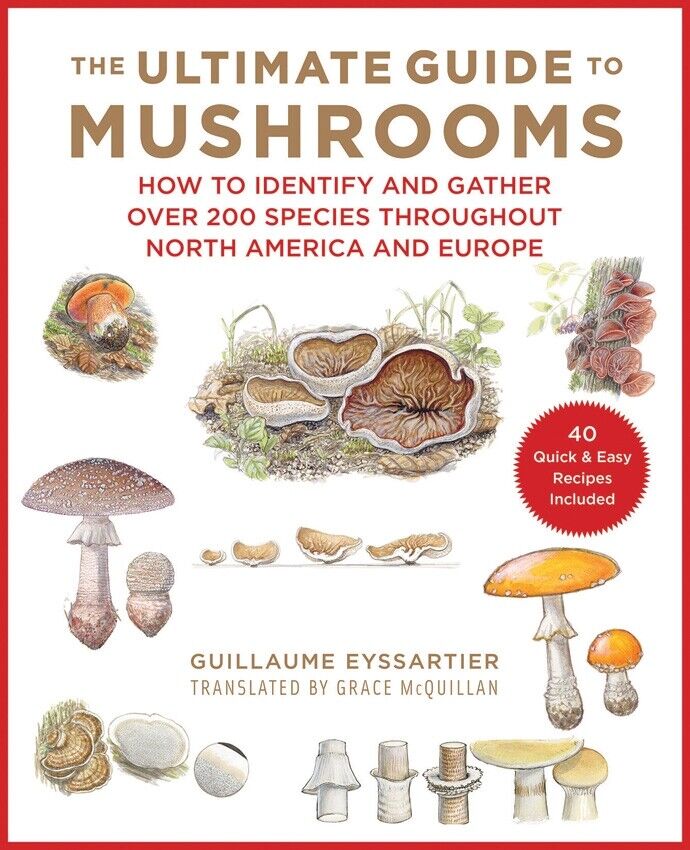 Ultimate Guide To Mushrooms Book With Quick Easy Recipes Identifying 200+ Species 423 -Books - Survivor Hand Precision Knives & Outdoor Gear Store