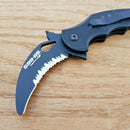 Fox Rescue Karambit Linerlock Folding Knife 2.63" N690 Steel Blade G10 Handle 599RS -Fox - Survivor Hand Precision Knives & Outdoor Gear Store