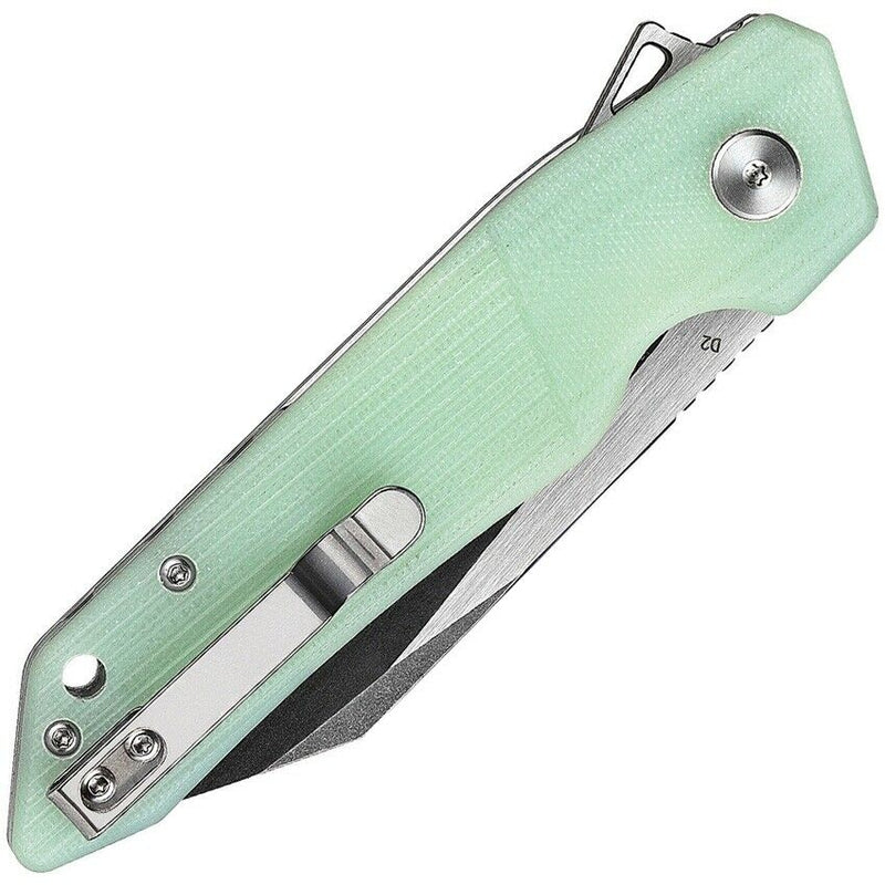 Bestech Knives Barracuda Folding Knife 3.5" D2 Tool Steel Blade Jade G10 Handle G15D2 -Bestech Knives - Survivor Hand Precision Knives & Outdoor Gear Store