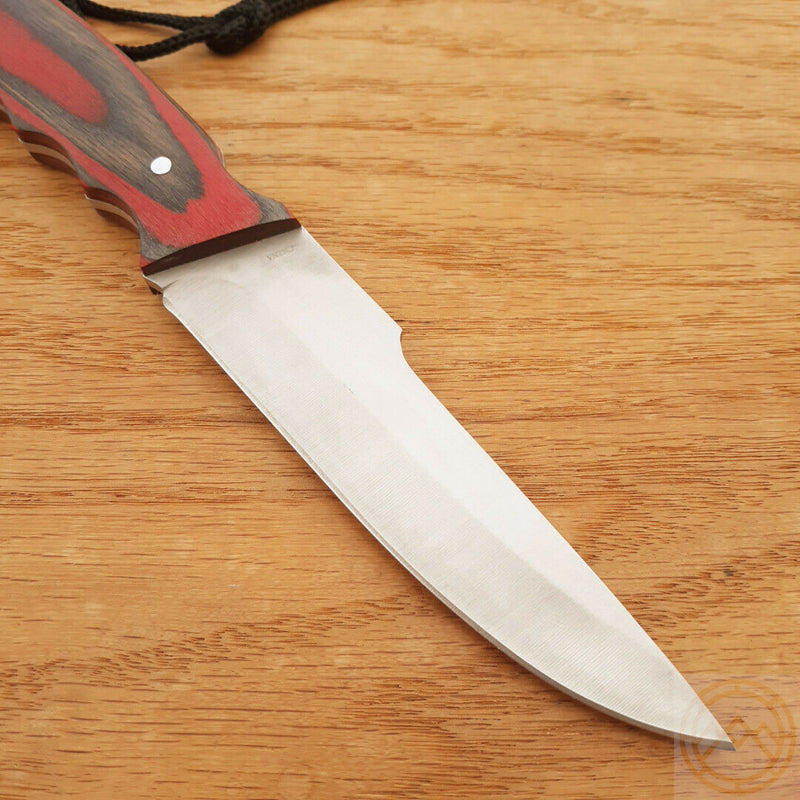 Frost Cutlery Hills Bush Master Fixed Knife 4.5" Stainless Steel Blade Pakkawood Handle BKH002 -Frost Cutlery - Survivor Hand Precision Knives & Outdoor Gear Store