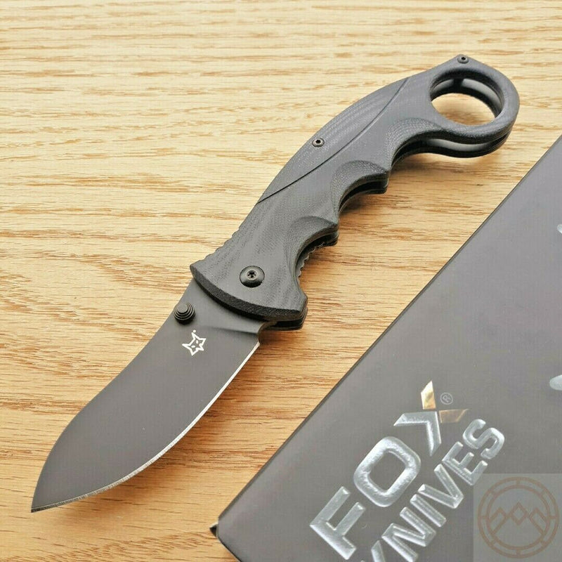 Fox Kommer Alaska Folding Knife 3" BECUT Stainless Steel Blade G10 Handle 622B -Fox - Survivor Hand Precision Knives & Outdoor Gear Store