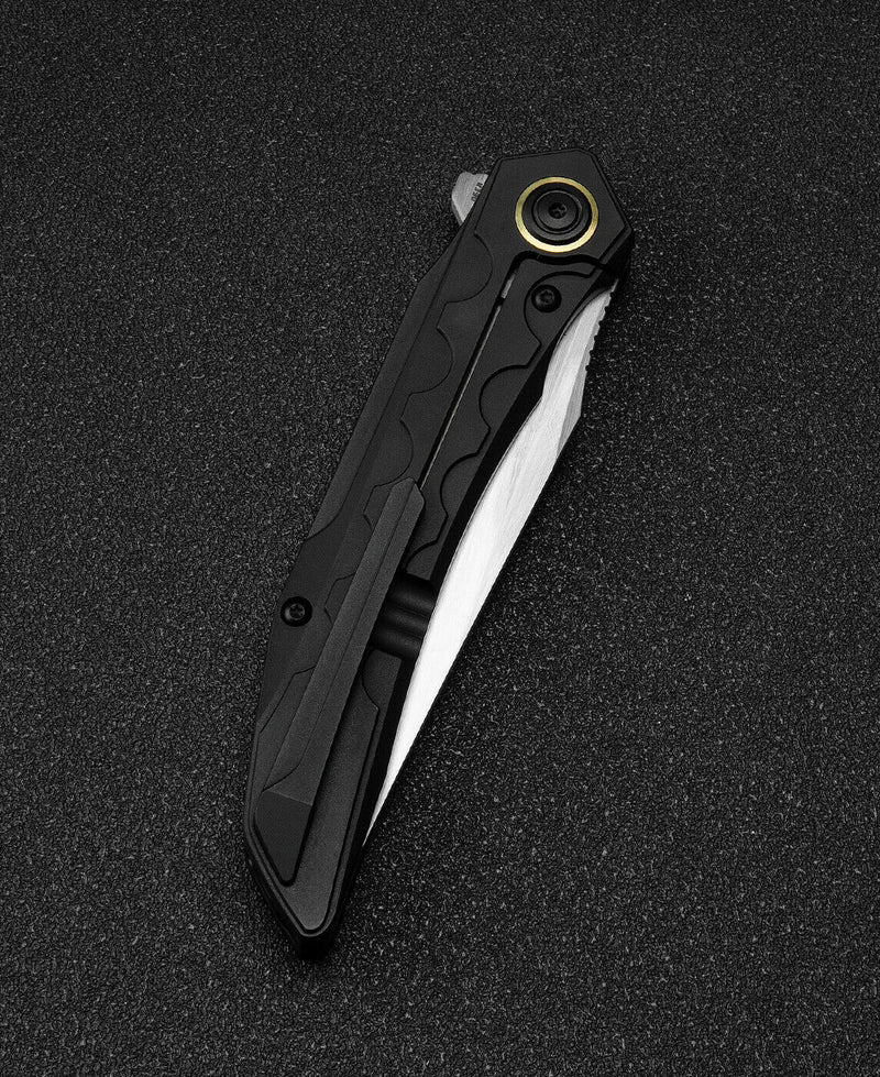 Bestech Knives Samari Folding Knife 3.88" Bohler M390 Steel Blade Black Titanium Handle KT2009F -Bestech Knives - Survivor Hand Precision Knives & Outdoor Gear Store