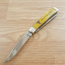 Rough Ryder Trapper Don't Tread on Me Pocket Knife Stainless Steel Blades Yellow Smooth Bone Handle 1381 -Rough Ryder - Survivor Hand Precision Knives & Outdoor Gear Store