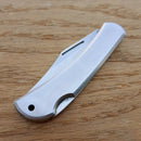 Rough Ryder Lockback Folding Knife 2.63" 440 Steel Blade Brushed Stainless Handle R998 -Rough Ryder - Survivor Hand Precision Knives & Outdoor Gear Store