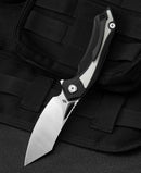 Bestech Knives Kasta Linerlock Folding Knife 3.5" 154CM Steel Blade Black And White G10 Handle KG45A -Bestech Knives - Survivor Hand Precision Knives & Outdoor Gear Store