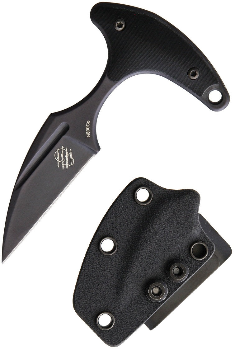 Bastinelli Creations Innocent Push Dagger 1.88" Bohler N690 Steel Blade Black G10 Handle 208 -Bastinelli Creations - Survivor Hand Precision Knives & Outdoor Gear Store