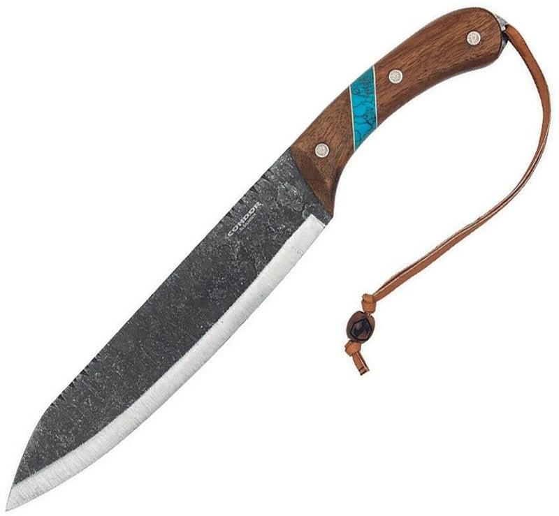 Condor River Fixed Machete 10" 1075HC Steel Full Tang Blade Walnut Handle TK282710HC -Condor - Survivor Hand Precision Knives & Outdoor Gear Store