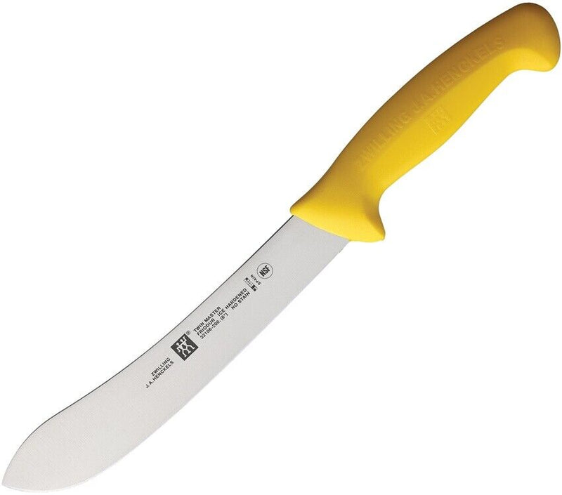 Henckels Zwilling Twin Master Pro Kitchen Butcher Knife 8" Stainless Steel Blade Yellow Plastic Handle 32106200 -Henckels Zwilling - Survivor Hand Precision Knives & Outdoor Gear Store