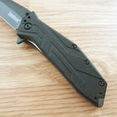 Kershaw Brawler Linerlock Folding Knife 3" 8Cr13MoV Steel Blade Black GRN Handle 1990 -Kershaw - Survivor Hand Precision Knives & Outdoor Gear Store