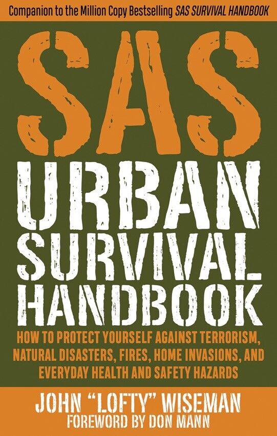 SAS Urban Survival Hand Book Terrorism Natural Disasters Home Invasion Everyday 391 -Books - Survivor Hand Precision Knives & Outdoor Gear Store