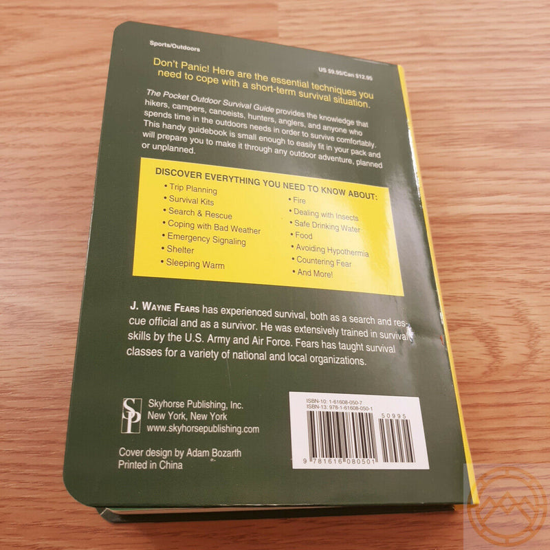 Pocket Outdoor Survival Book The Ultimate Guide Short-Term Survival 142 Pages 186 -Books - Survivor Hand Precision Knives & Outdoor Gear Store