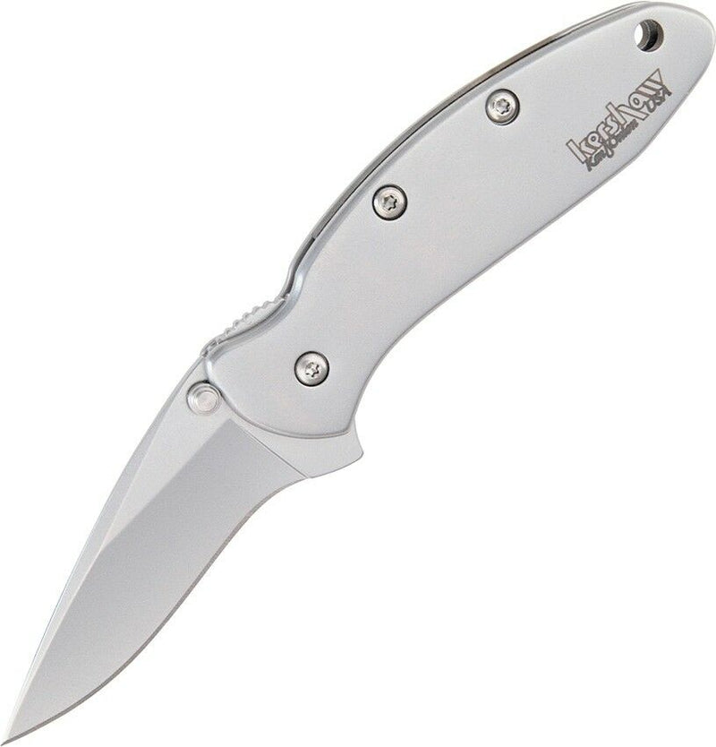 Kershaw Chive Framelock Folding Knife 2" 420 Steel Blade 2Cr13 Gray Stainless Handle KS1600 -Kershaw - Survivor Hand Precision Knives & Outdoor Gear Store