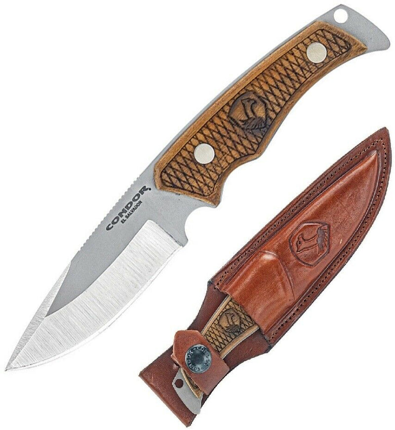 Condor Okavango Hunting Fixed Knife 3.5" 440C Steel Full Blade Walnut Handle TK118354C -Condor - Survivor Hand Precision Knives & Outdoor Gear Store