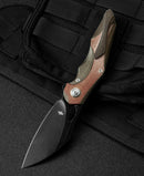 Bestech Knives Nogard Folding Knife 3.38" Bohler M390 Steel Blade Titanium/Micarta Handle KT2105F -Bestech Knives - Survivor Hand Precision Knives & Outdoor Gear Store