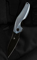 Bestech Knives The Reticulan Folding Knife 3.25" S35VN Steel Blade Blue Titanium Handle KT2003B -Bestech Knives - Survivor Hand Precision Knives & Outdoor Gear Store