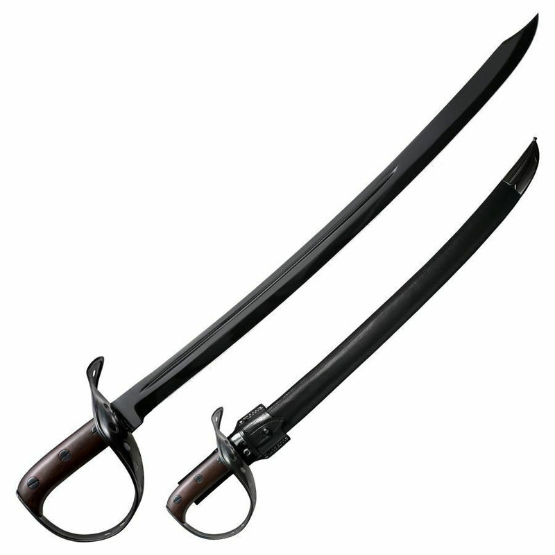 Cold Steel 1917 Hybrid Cutlass Fixed Sword 25" 1055 Carbon Steel Blade Brown Wood Handle 88CSH -Cold Steel - Survivor Hand Precision Knives & Outdoor Gear Store