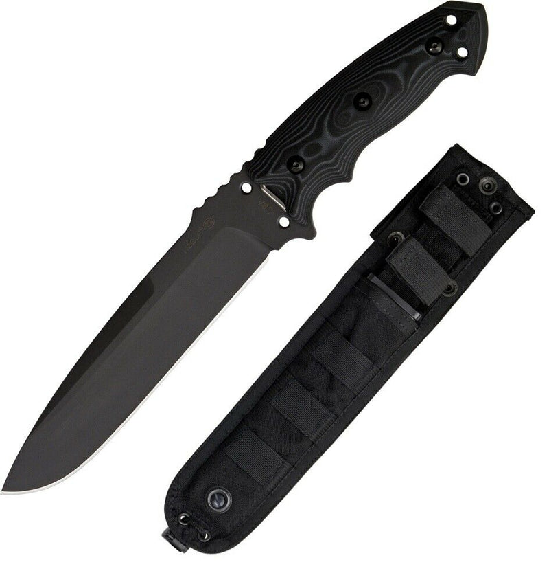 Hogue Tactical Fixed Knife 7" A2 Tool Steel Drop Point Blade Black G10 Handle 35159 -Hogue - Survivor Hand Precision Knives & Outdoor Gear Store