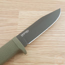 Cold Steel SRK Compact Fixed Knife 5" Black Tuff-Ex Coated SK5 Carbon Steel Clip Point Blade OD Green Kray-Ex Handle 49LCKDODBK -Cold Steel - Survivor Hand Precision Knives & Outdoor Gear Store