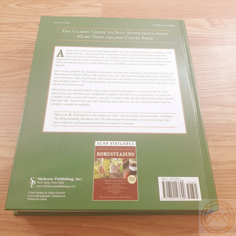 Back To Basics Book Traditional Skills Buying / Working Land Livestock Energy 314 -Books - Survivor Hand Precision Knives & Outdoor Gear Store