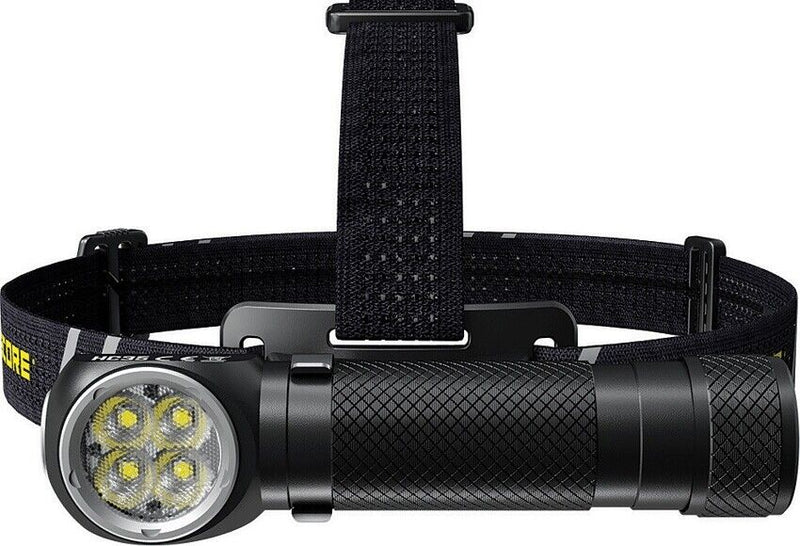 Nitecore Rechargeable Headlamp Strobe SOS Resists Water / Impact Clip Battery Black Aluminum Construction HC35 -Nitecore - Survivor Hand Precision Knives & Outdoor Gear Store