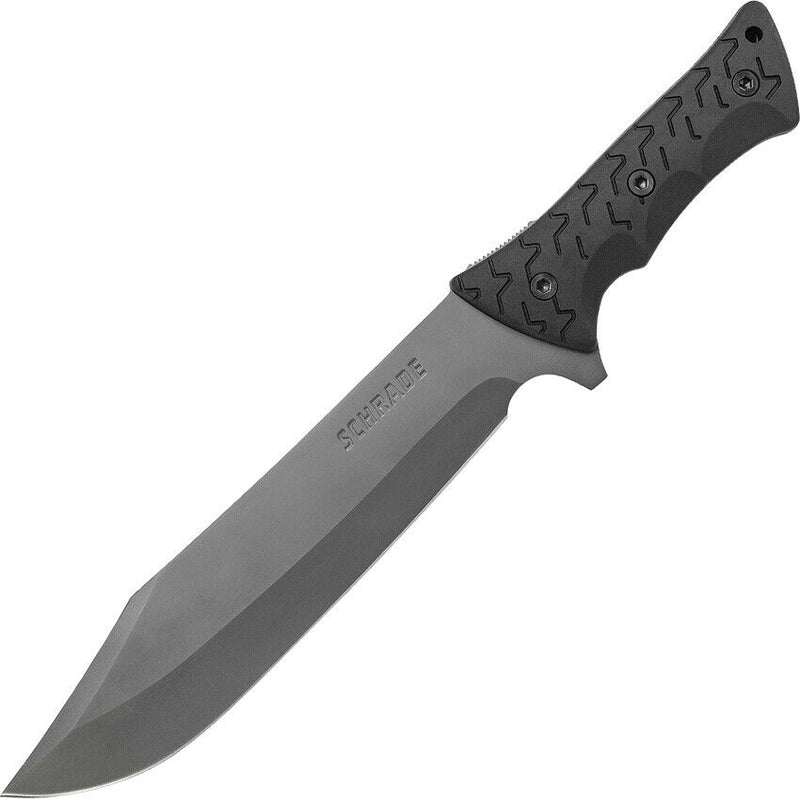 Schrade LeROY Fixed Knife 10.375" 8Cr13MoV Steel Full Tang Blade TPR Handle HF45 -Schrade - Survivor Hand Precision Knives & Outdoor Gear Store