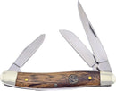 Frost Cutlery Stockman Pocket Knife Mirror Finish Stainless Steel Blades Wood Handle 509ZW -Frost Cutlery - Survivor Hand Precision Knives & Outdoor Gear Store