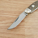 Rough Ryder Sowbelly Trapper Pocket Knife 440 Steel Blades Brown Burlap Micarta Handle 2332 -Rough Ryder - Survivor Hand Precision Knives & Outdoor Gear Store