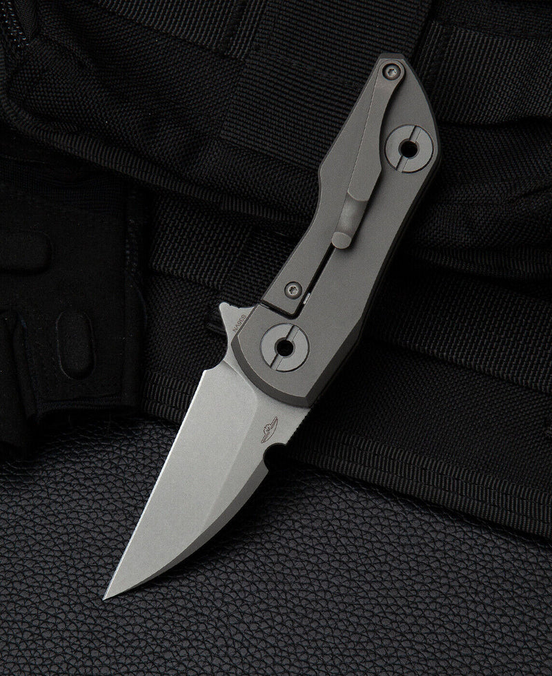 Bestech Knives 2500 Delta Folding Knife 2.5" S35VN Steel Blade Titanium Handle KT2006B -Bestech Knives - Survivor Hand Precision Knives & Outdoor Gear Store