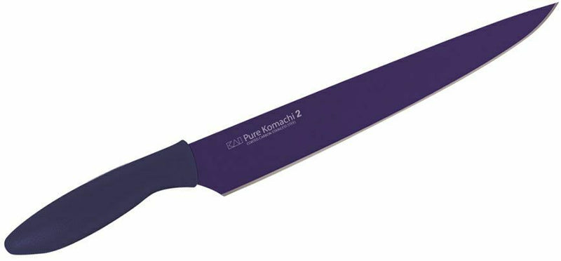 Kershaw Slicing Kitchen Knife 9" High Carbon Steel Blade Purple Synthetic Handle AI5067 -Kershaw - Survivor Hand Precision Knives & Outdoor Gear Store