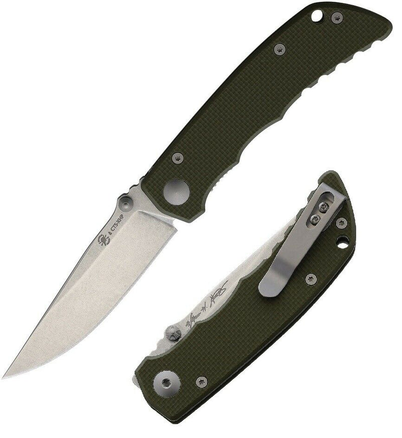 Spartan Blades Talos Linerlock Folding Knife 3" CTS-XHP Steel Blade Green G10 Handle FBL7GR -Spartan Blades - Survivor Hand Precision Knives & Outdoor Gear Store