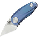 Bestech Knives Tulip Frame Folding Knife 1.25" Bohler M390 Steel Blade Blue Titanium Handle KT1913B -Bestech Knives - Survivor Hand Precision Knives & Outdoor Gear Store
