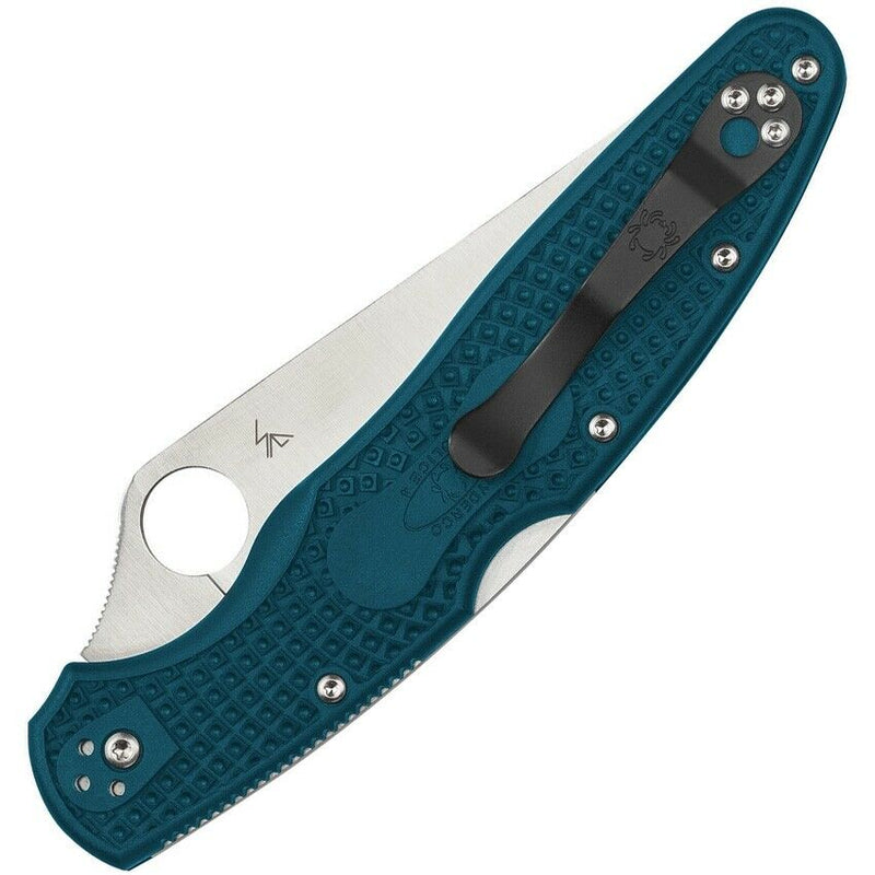 Spyderco Police 4 Lockback Folding Knife Stainless Steel Blade Textured G10 Handle 07FP4K390 -Spyderco - Survivor Hand Precision Knives & Outdoor Gear Store