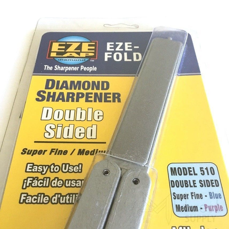 EZE-LAP Knife Sharpener Fold Out Super Fine and Medium Grit Combination Diamond L510 -EZE-Lap - Survivor Hand Precision Knives & Outdoor Gear Store