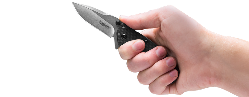 Kershaw Cryo Hinderer Framelock Folding Knife 2.75" 8Cr13MoV Steel Blade Black G10 Handle KS1555G10 -Kershaw - Survivor Hand Precision Knives & Outdoor Gear Store