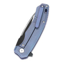 QSP Knife Woodpecker Folding Knife 3.75" Bohler M390 Steel Blade Purple Titanium Handle 116C -QSP Knife - Survivor Hand Precision Knives & Outdoor Gear Store