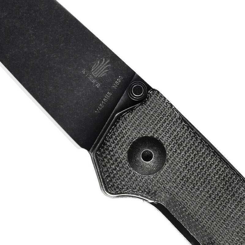 Kizer Cutlery Domin Liner Folding Knife 3.5" N690 Steel Blade Micarta Handle KIV4516N5 -Kizer Cutlery - Survivor Hand Precision Knives & Outdoor Gear Store