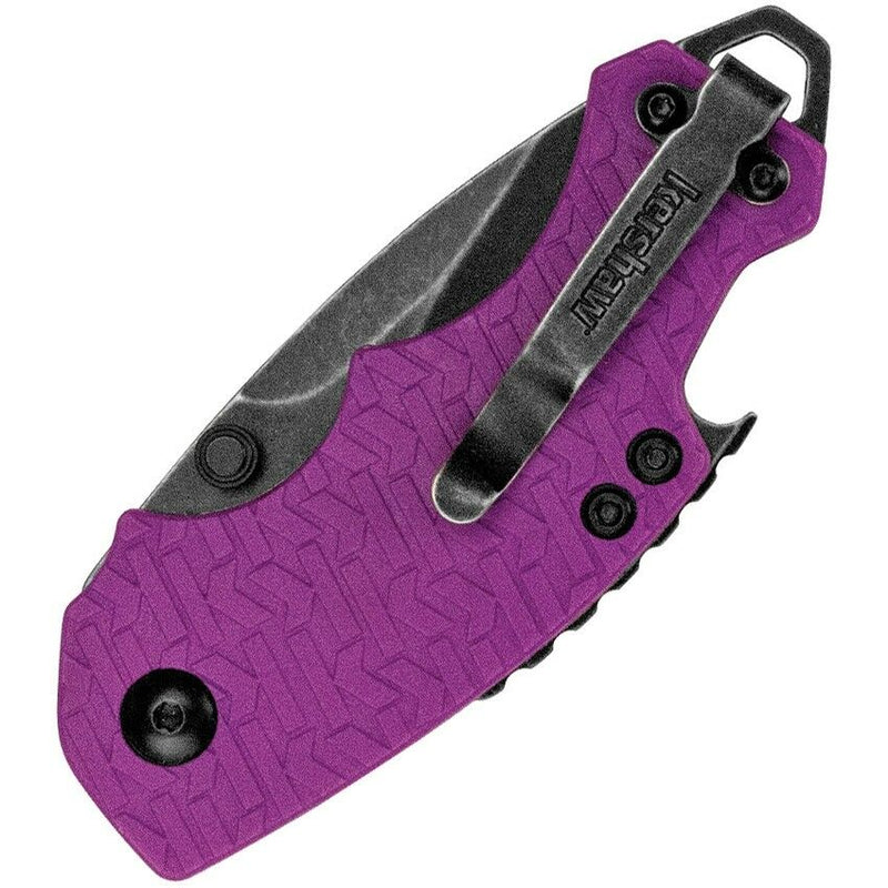 Kershaw Shuffle Folding Knife 2.38" 8Cr13MoV Stainless Blade Purple GRN Handle 8700PURBW -Kershaw - Survivor Hand Precision Knives & Outdoor Gear Store