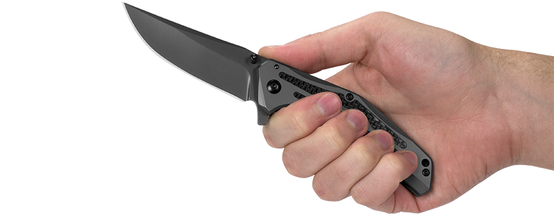 Kershaw Duojet Folding Knife 3.25" 8Cr13MoV Steel Blade Stainless/Carbon Fiber Handle 8300 -Kershaw - Survivor Hand Precision Knives & Outdoor Gear Store