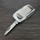 Frost Money Clip Pocket Knife 1.25" Stainless Steel Blade Bone/Stainless Handle 15447SB -Frost Cutlery - Survivor Hand Precision Knives & Outdoor Gear Store