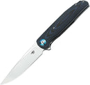 Bestech Ascot Linerlock Folding Knife 4" D2 Tool Steel Blade Black/Blue G10 Handle G19C -Bestech Knives - Survivor Hand Precision Knives & Outdoor Gear Store