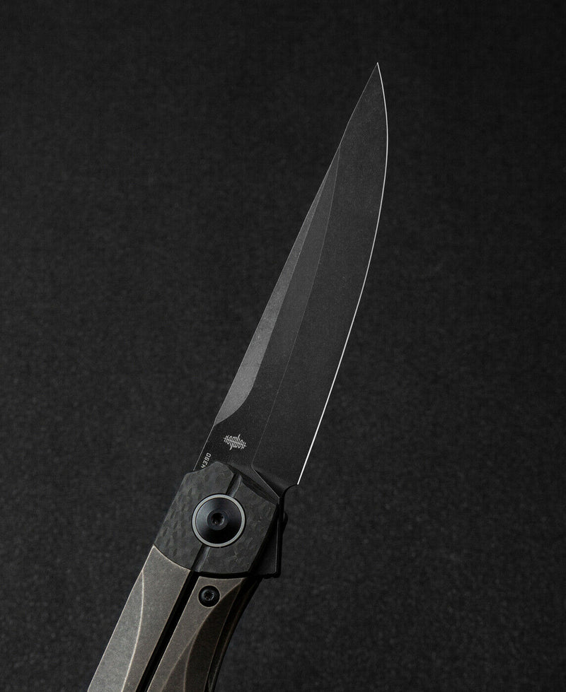 Bestech Knives THYRA Folding Knife 3.5" M390 Steel Blade Titanium/Carbon Fiber T2106C -Bestech Knives - Survivor Hand Precision Knives & Outdoor Gear Store