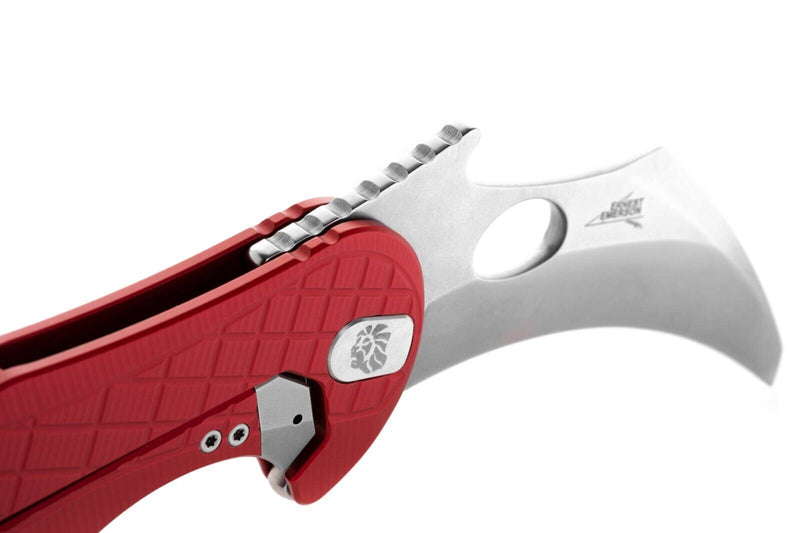 LionSTEEL L.E.ONE Folding Knife 3.25" CPM MagnaCut Steel Blade Red Aluminum Handle LE1ARS -LionSTEEL - Survivor Hand Precision Knives & Outdoor Gear Store