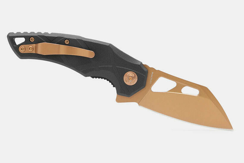 Fox Edge Atrax Linerlock Folding Knife 2.88" 8Cr13MoV Steel Blade Black G10 Handle 011 -Fox Edge - Survivor Hand Precision Knives & Outdoor Gear Store