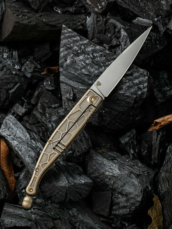 We Knife Co Roman Frame Folding Knife 4" CPM-S35VN Steel Blade Titanium Handle 2008A -We Knife Co - Survivor Hand Precision Knives & Outdoor Gear Store