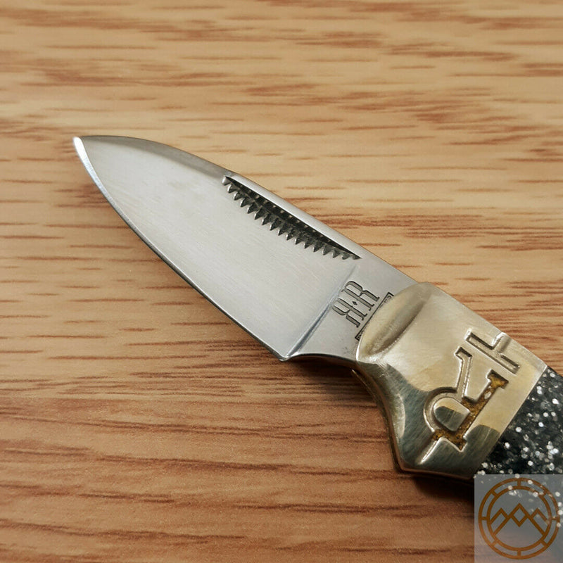 Rough Ryder Cub Lockback Folding Knife 1.25" Stainless Steel Blade Glitter Acrylic Handle 2011 -Rough Ryder - Survivor Hand Precision Knives & Outdoor Gear Store
