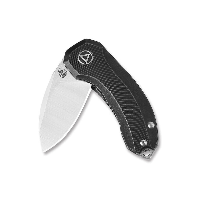 QSP Knife Hamster Folding Knife 2" CPM S35VN Steel Blade Black Titanium Handle 138B -QSP Knife - Survivor Hand Precision Knives & Outdoor Gear Store