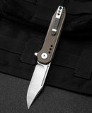 Bestech Knives Syntax Liner Folding Knife 2.88" 154CM Steel Blade Beige G10 Handle KG41B -Bestech Knives - Survivor Hand Precision Knives & Outdoor Gear Store