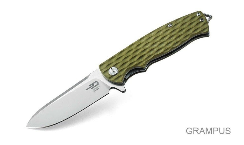 Bestech Knives Linerlock Folding Knife 3.5" D2 Tool Steel Blade Tan Sculpted G10 Handle G02C -Bestech Knives - Survivor Hand Precision Knives & Outdoor Gear Store