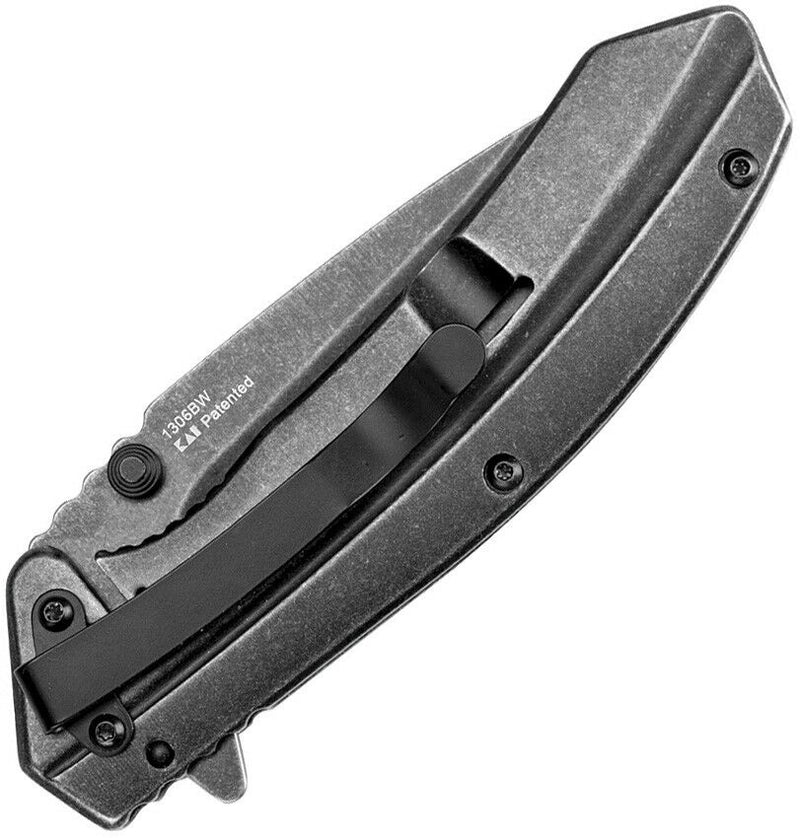 Kershaw Filter Framelock Folding Knife 3.25" 3Cr13 Steel Drop Blade Stainless Handle KS1306BW -Kershaw - Survivor Hand Precision Knives & Outdoor Gear Store