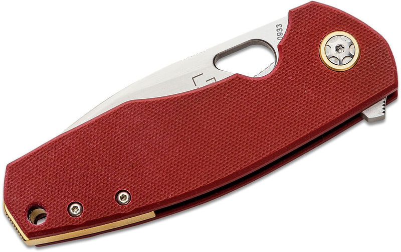 Boker Plus Little Friend Linerlock Folding Knife 3.03" CPM-S35VN Steel Blade Burgundy G10 Handle 01BO385 -Boker Plus - Survivor Hand Precision Knives & Outdoor Gear Store